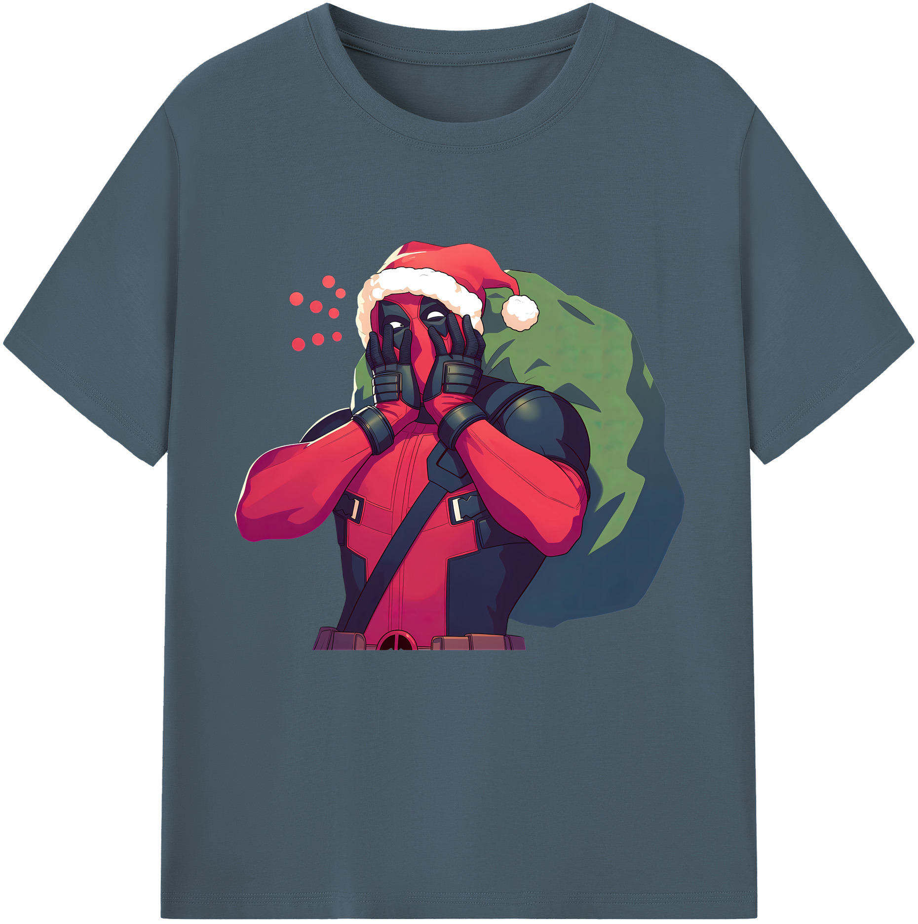 （画像用） Deadpool デッドプール 綿100％半袖Tシャツ（フロントプリント）